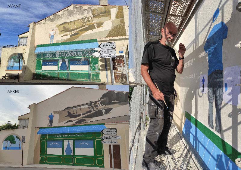 Marignane : une façade pleine de souvenirs